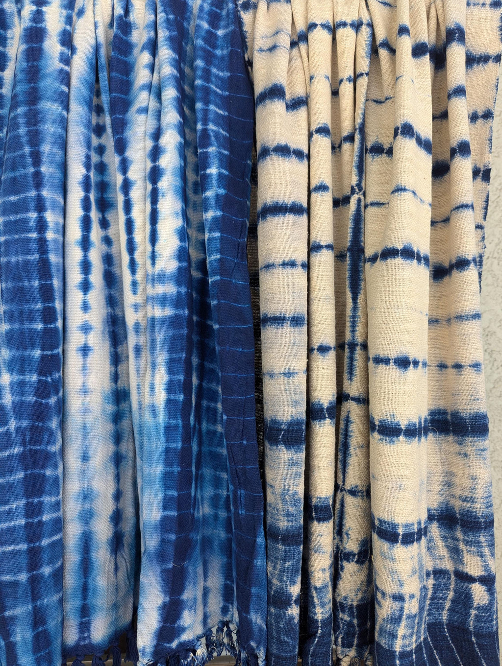 Tie and Dye Indigo Throw