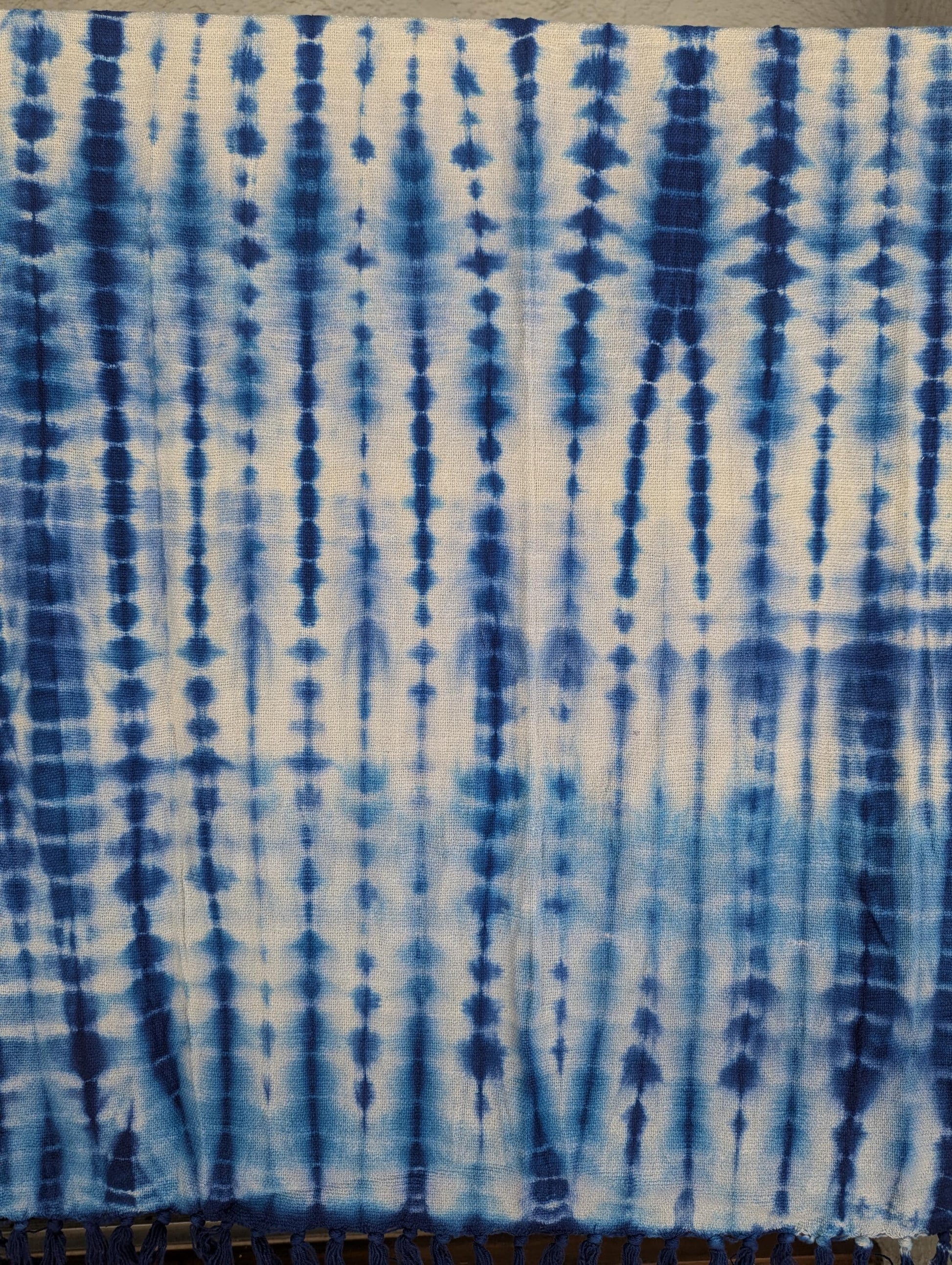 Tie and Dye Indigo Throw