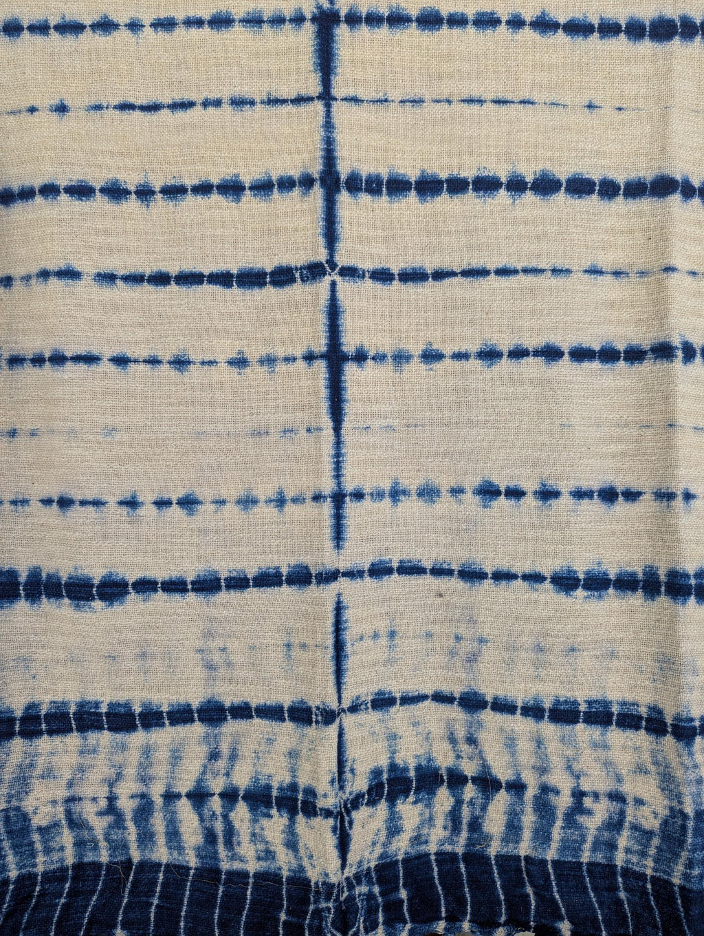 Tie and Dye Indigo Throw