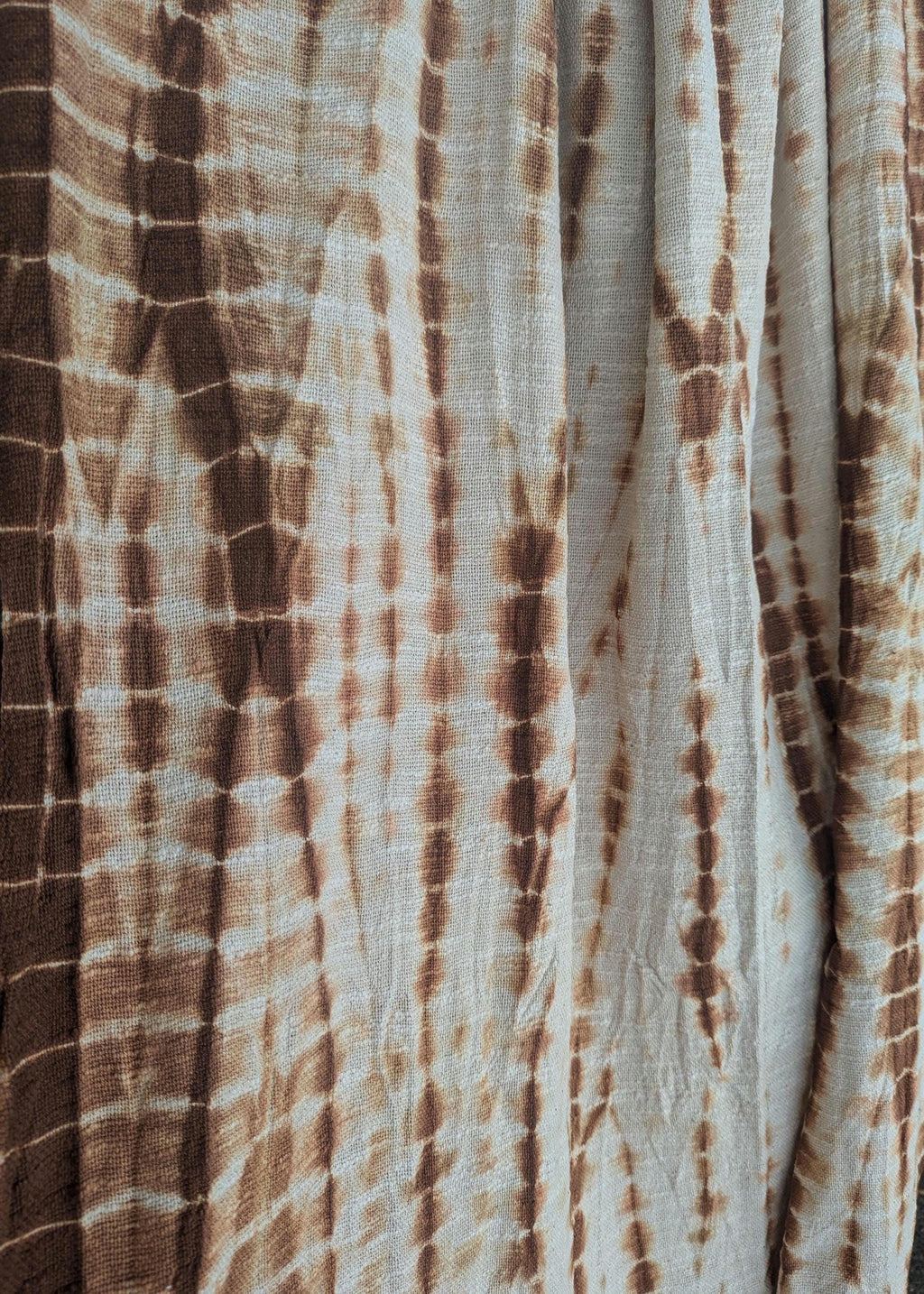 Tie and Dye Mustard Color Throw