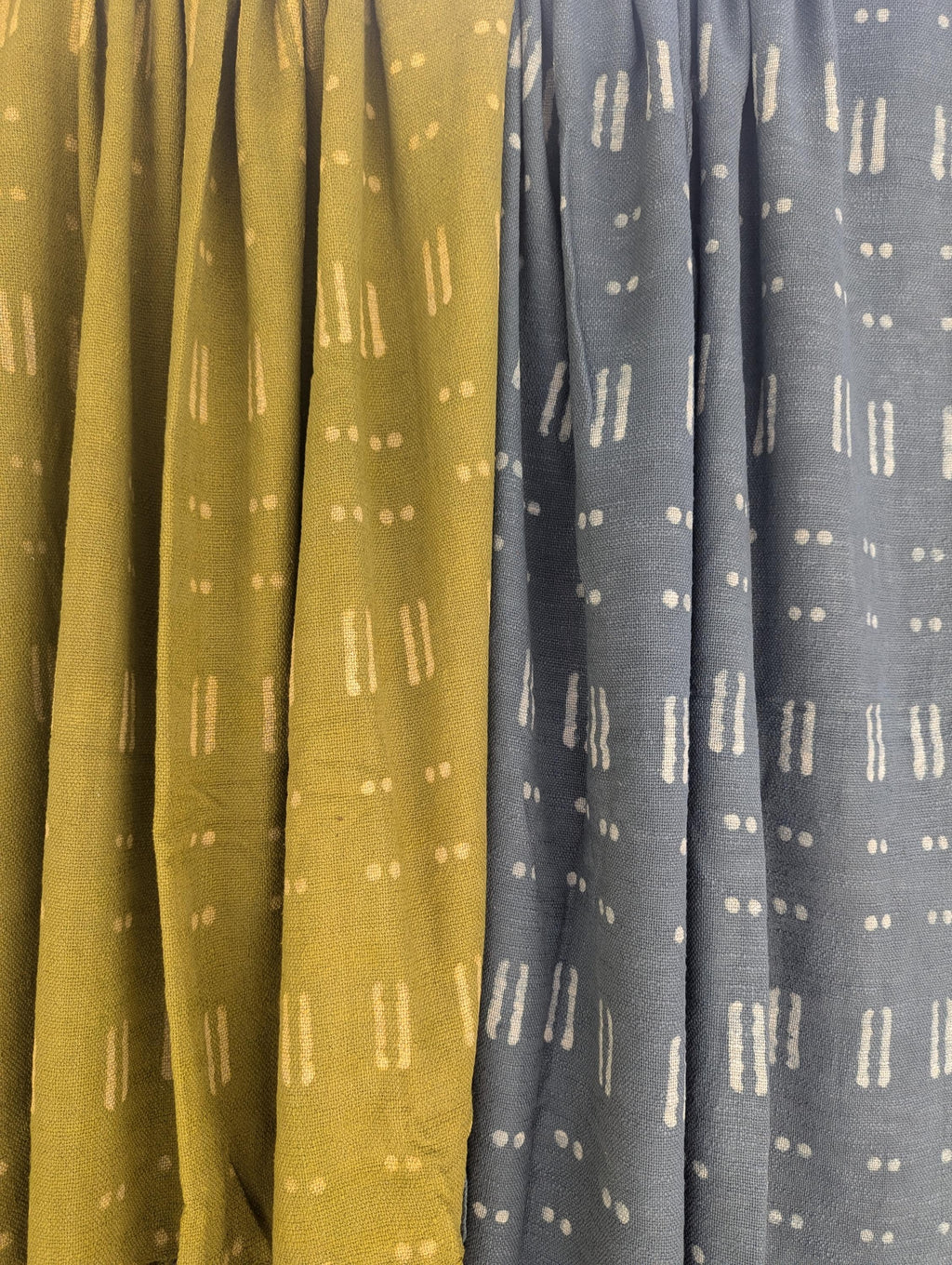 Boho Style Dots and Equals Block Print Throw