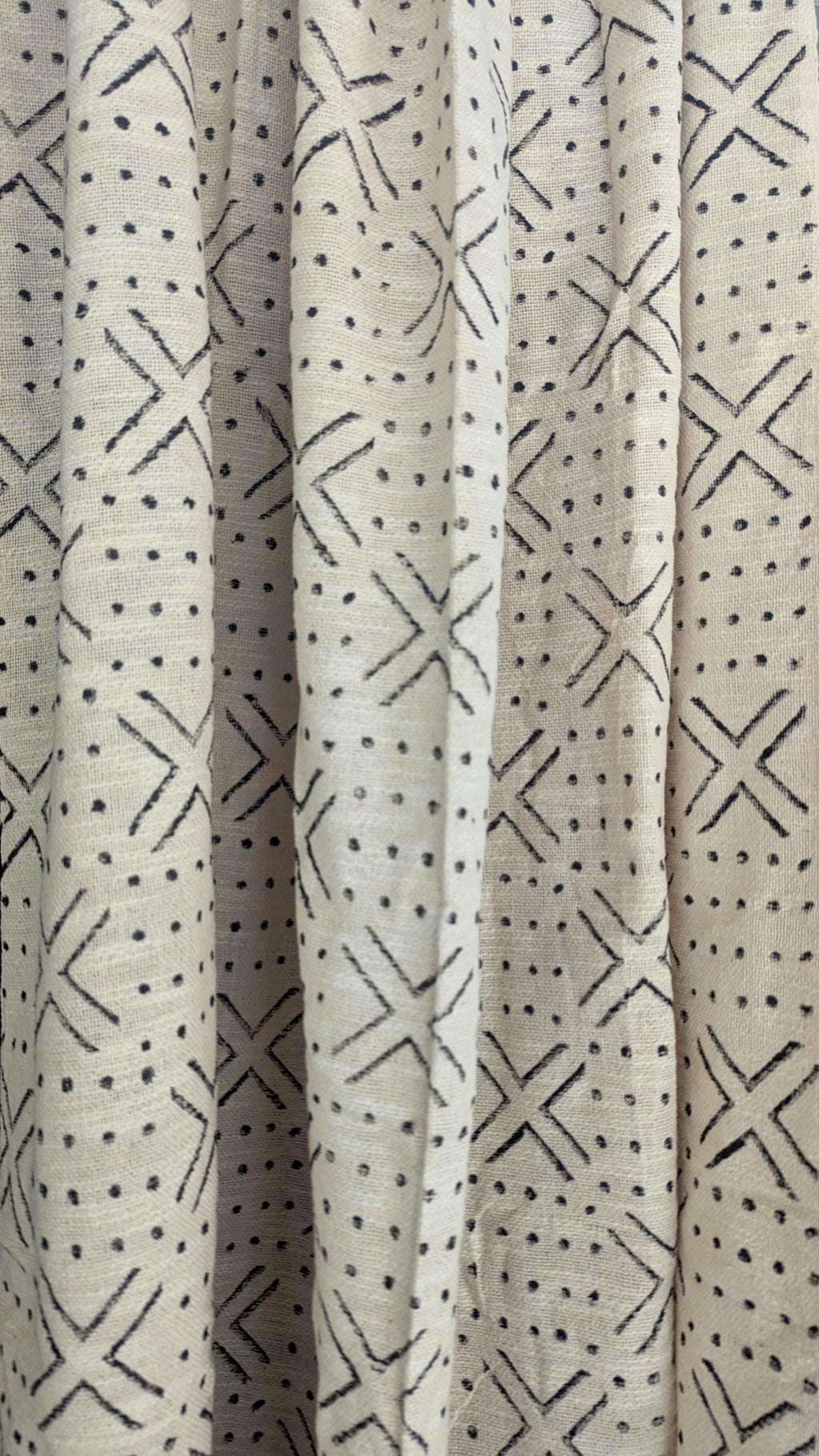 Boho Style Block Print Chevron Throw